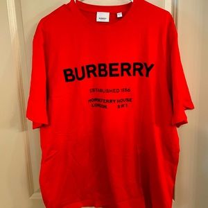 Burberry mens tee shirt